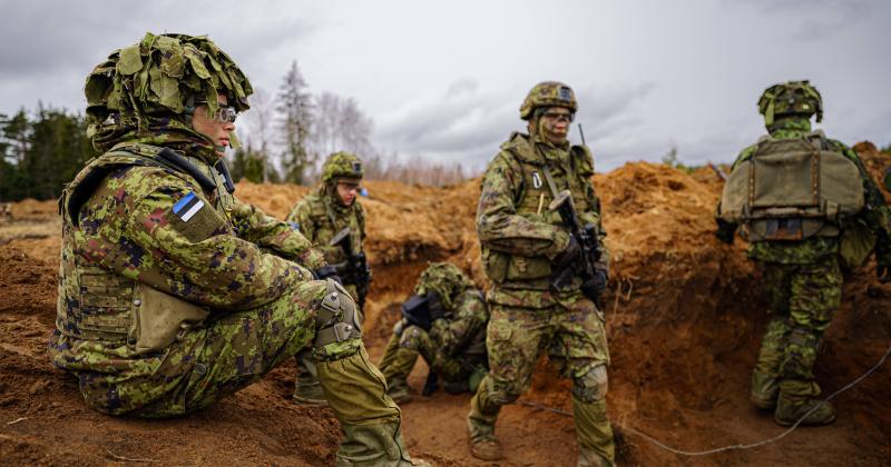 Естонія вивчає варіант направлення своїх збройних сил на захід України, заявив міністр оборони Певкур.